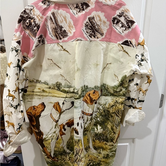 Anthropologie Maeve The Bennet Buttondown shirt size L NWT - Picture 3 of 3